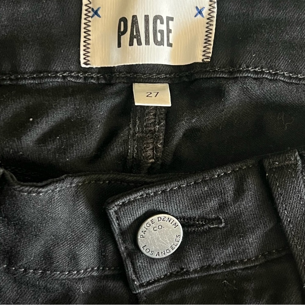 PAIGE Black Skinny Jeans